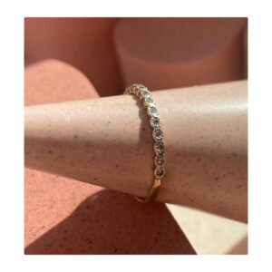 Złoty pierścionek z brylantami WHITE STARS