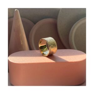 Złoty pierścionek STELLA