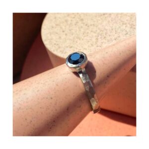 Pierścionek DARK MOON z czarnym brylantem